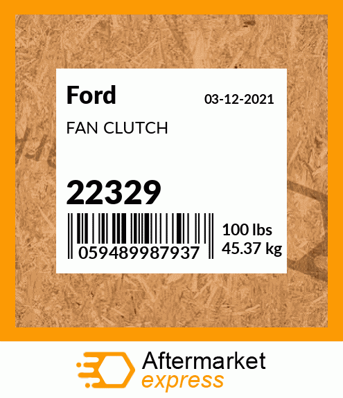 FAN CLUTCH 22329