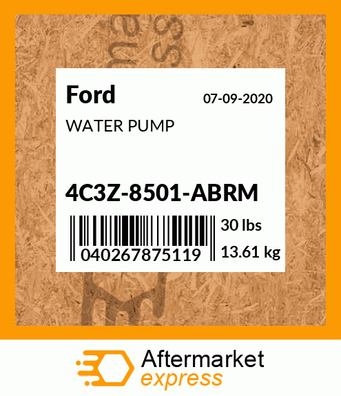 WATER PUMP 4C3Z-8501-ABRM