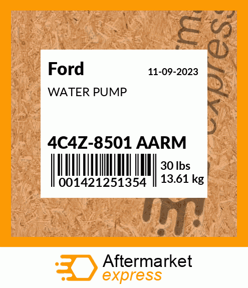 WATER PUMP 4C4Z-8501 AARM