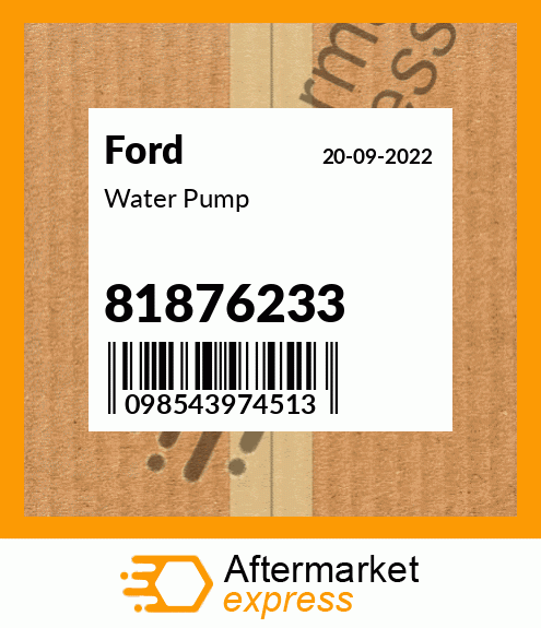 Water Pump 81876233