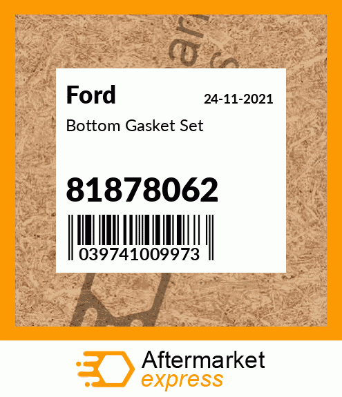 Bottom Gasket Set 81878062