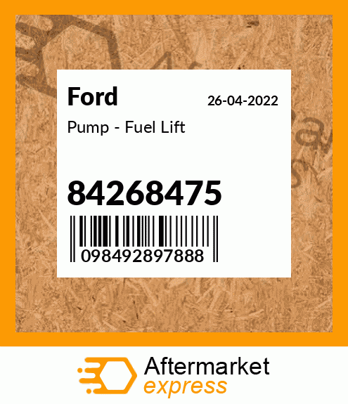 Pump - Fuel Lift 84268475