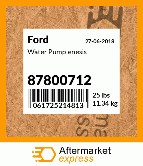 Water Pump enesis 87800712