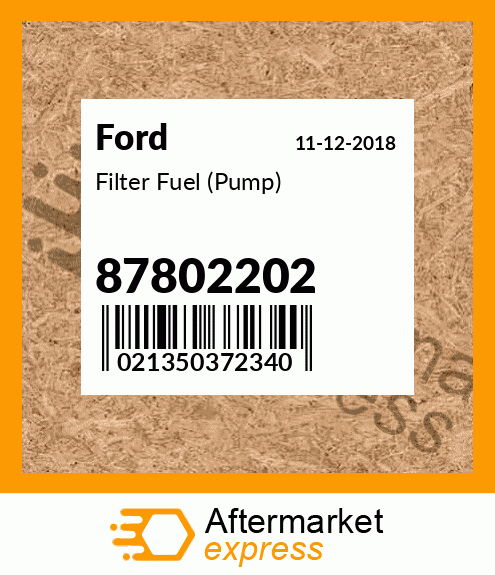 Filter Fuel (Pump) 87802202