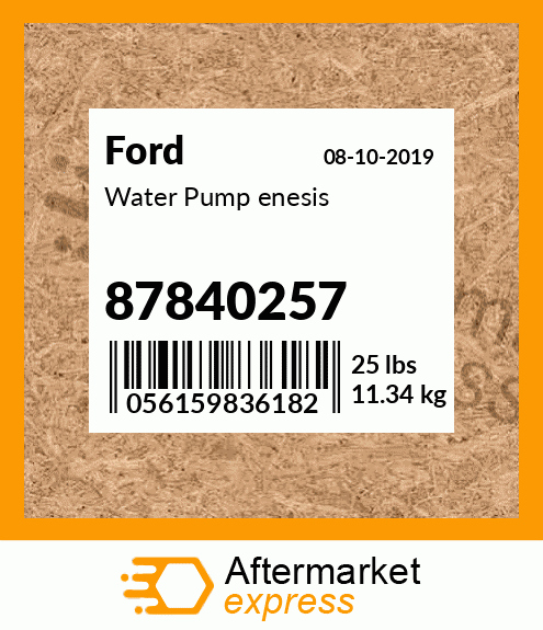 Water Pump enesis 87840257