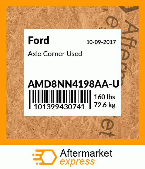 Axle Corner Used AMD8NN4198AA-U