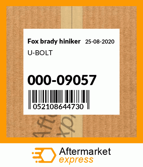 U-BOLT 000-09057