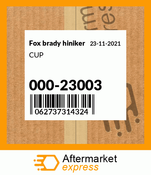 CUP 000-23003