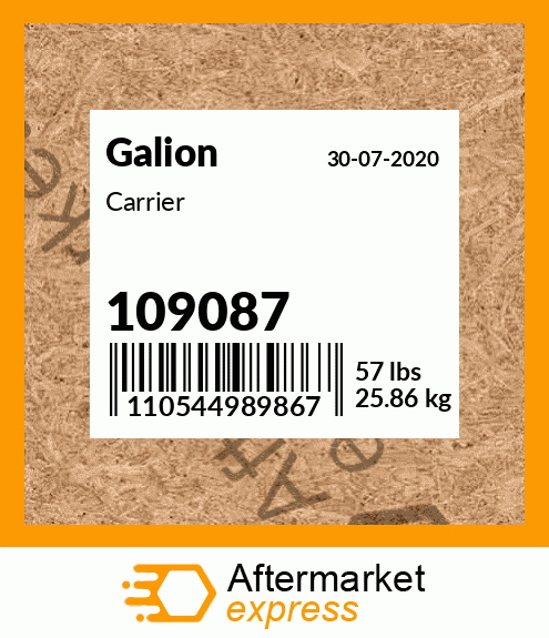 Carrier 109087