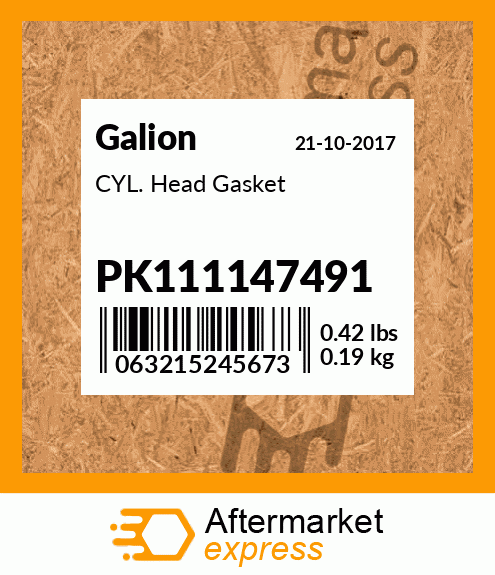 CYL. Head Gasket PK111147491