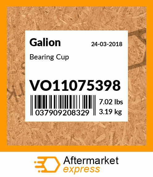 Bearing Cup VO11075398