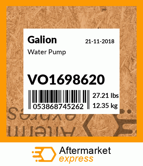 Water Pump VO1698620