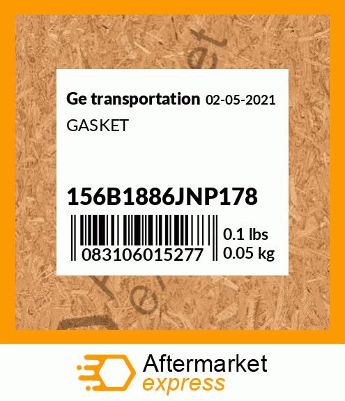 GASKET 156B1886JNP178