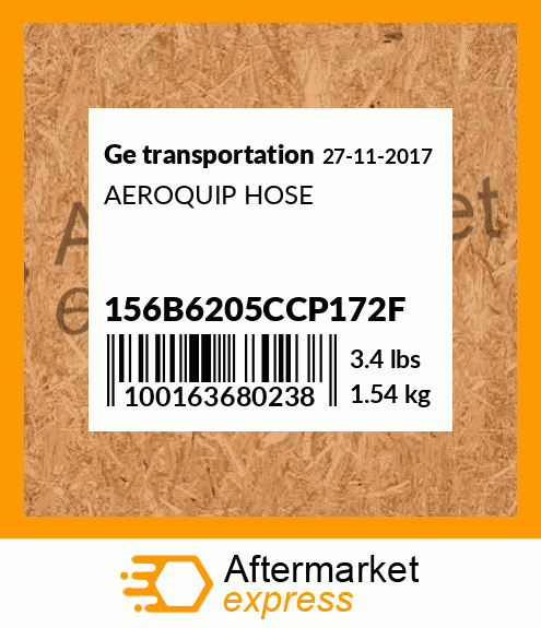 AEROQUIP HOSE 156B6205CCP172F