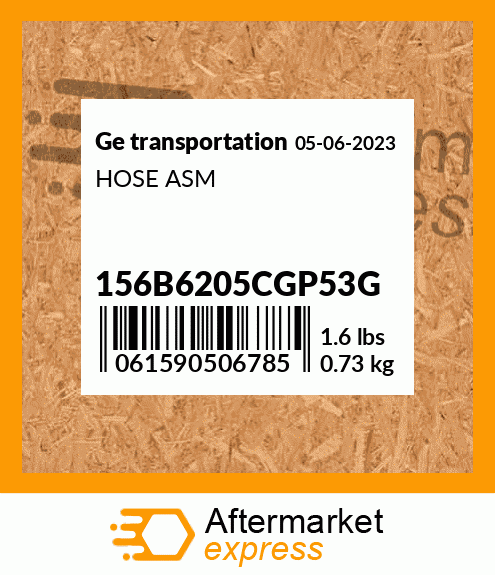 HOSE ASM 156B6205CGP53G