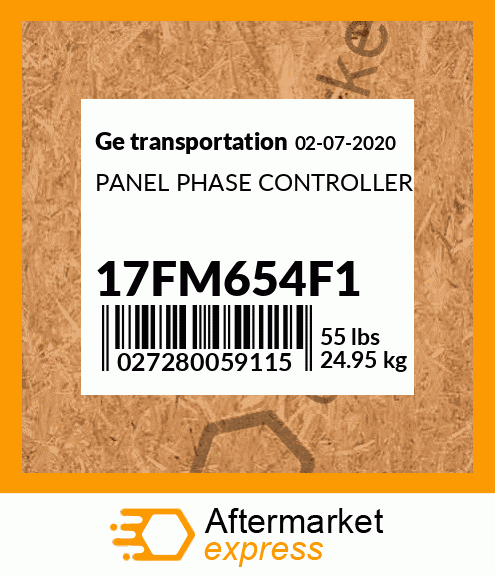 PANEL PHASE CONTROLLER 17FM654F1