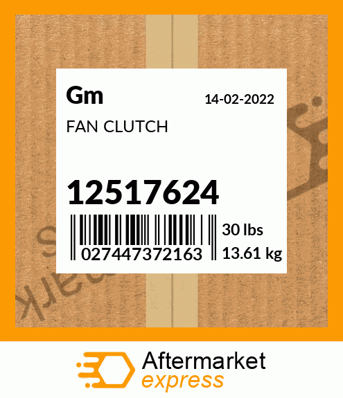 FAN CLUTCH 12517624
