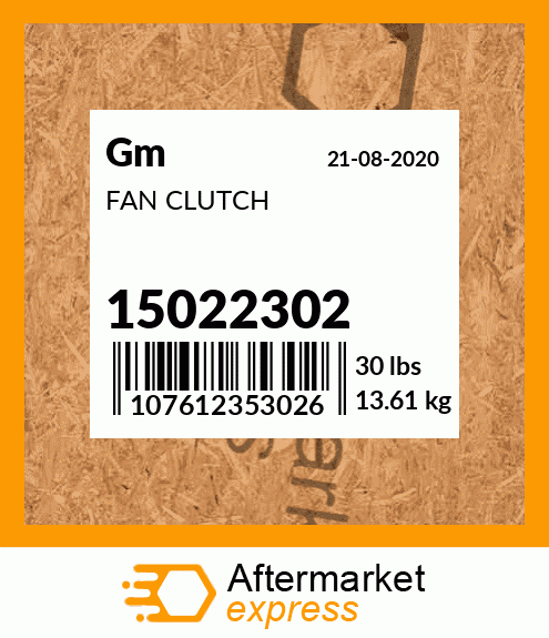 FAN CLUTCH 15022302