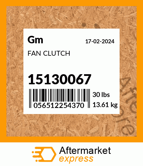 FAN CLUTCH 15130067
