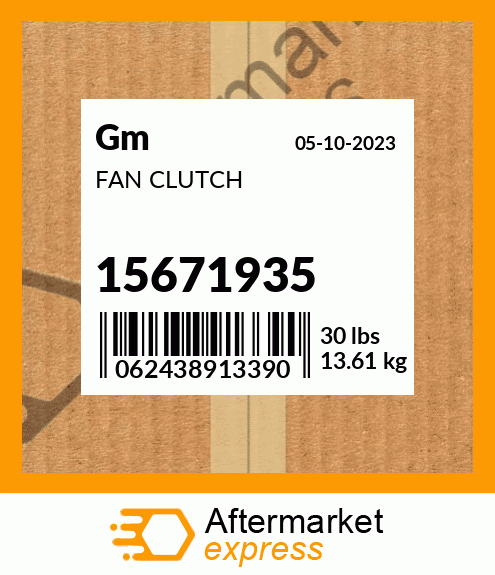 FAN CLUTCH 15671935