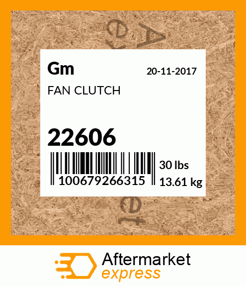 FAN CLUTCH 22606