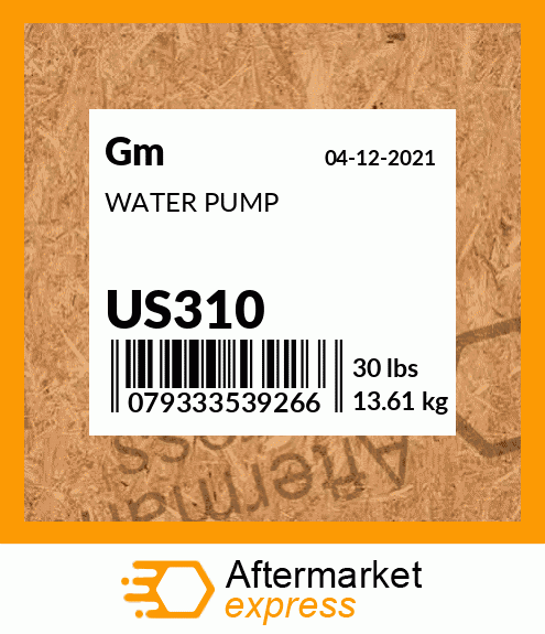 WATER PUMP US310