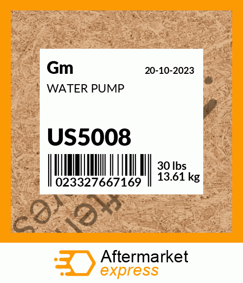 WATER PUMP US5008