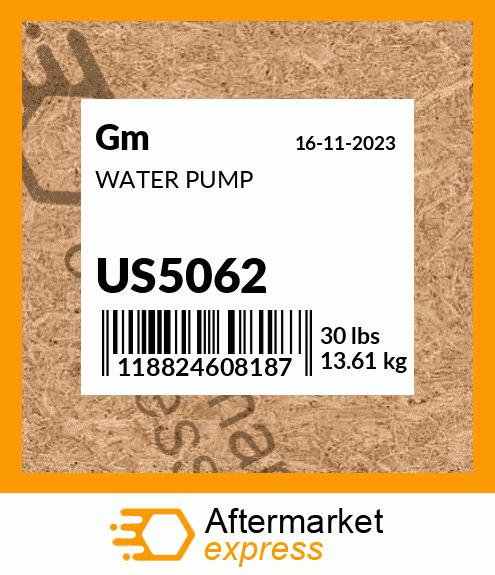 WATER PUMP US5062