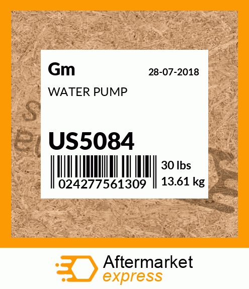 WATER PUMP US5084