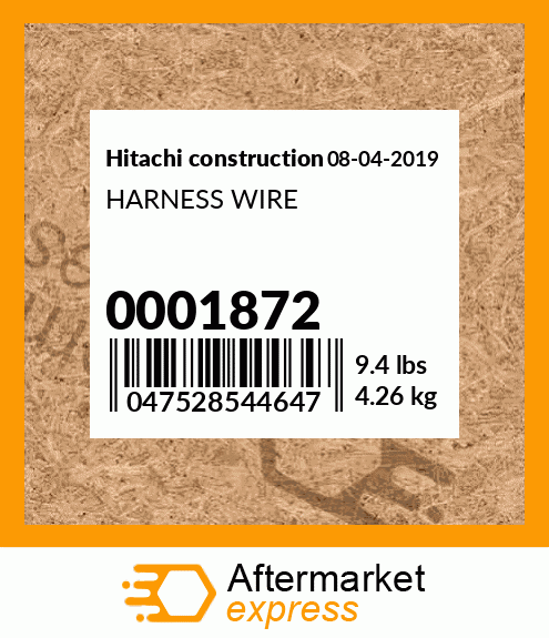 HARNESS WIRE 0001872