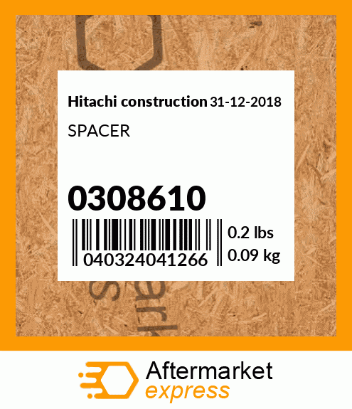 SPACER 0308610