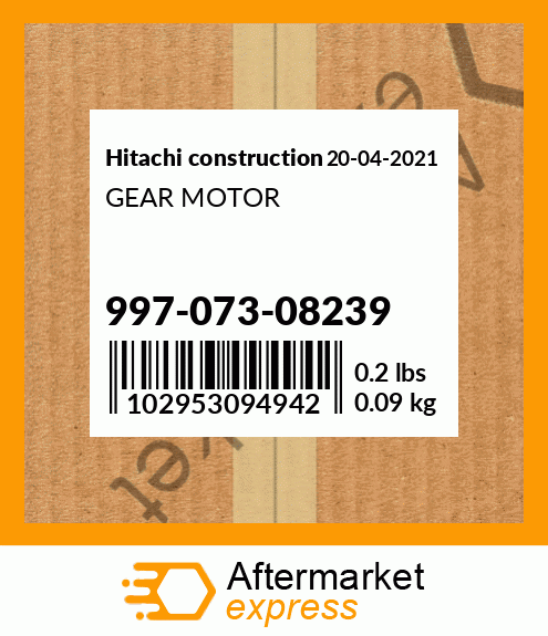 GEAR MOTOR 997-073-08239