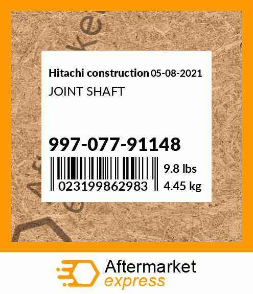 JOINT SHAFT 997-077-91148