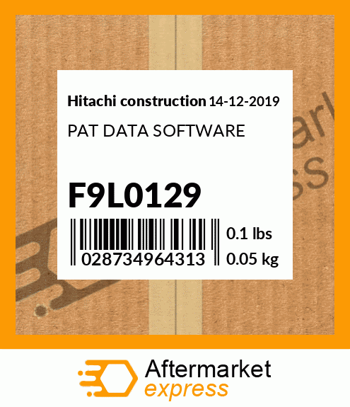 PAT DATA SOFTWARE F9L0129