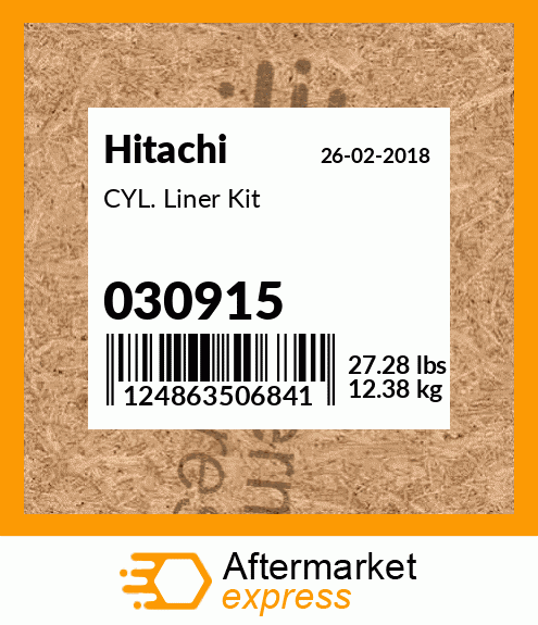CYL. Liner Kit 030915