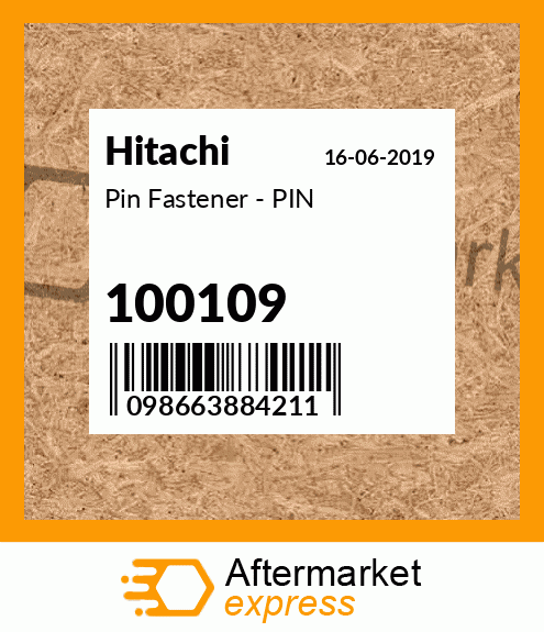 Pin Fastener - PIN 100109