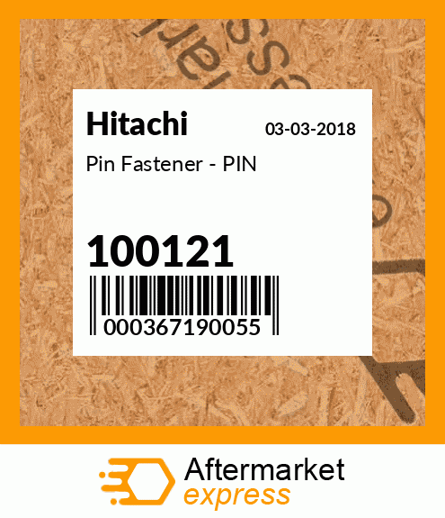 Pin Fastener - PIN 100121