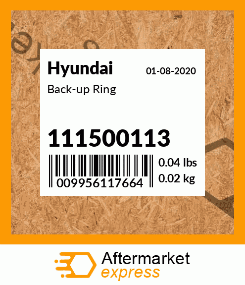 Back-up Ring 111500113