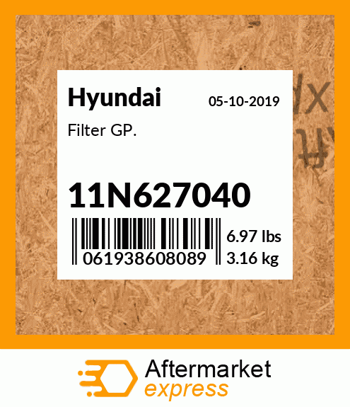 Filter GP. 11N627040