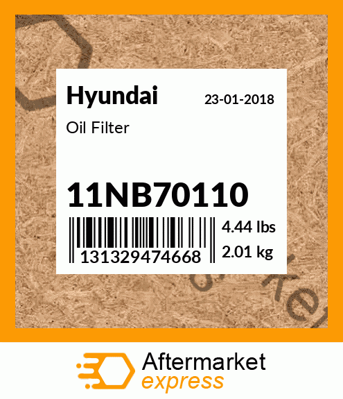 Oil Filter 11NB70110