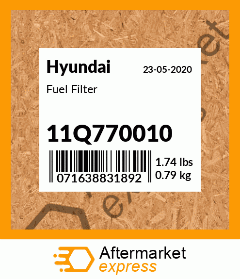 Fuel Filter 11Q770010