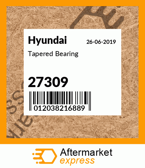 Tapered Bearing 27309