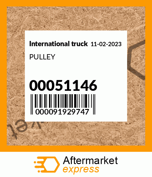 PULLEY 00051146