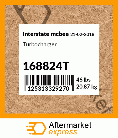 Turbocharger 168824T
