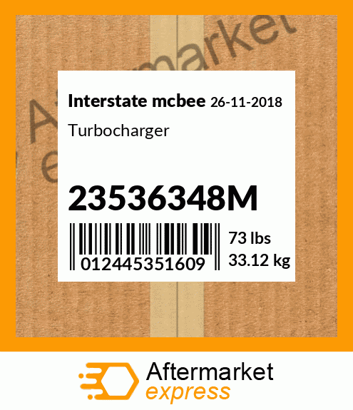 Turbocharger 23536348M