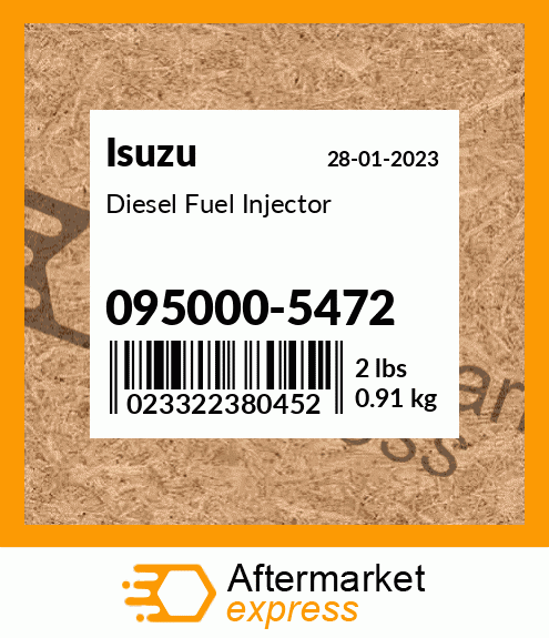 Diesel Fuel Injector 095000-5472