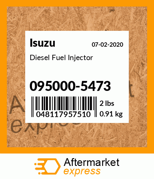 Diesel Fuel Injector 095000-5473