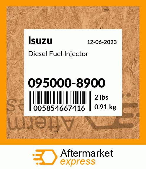 Diesel Fuel Injector 095000-8900