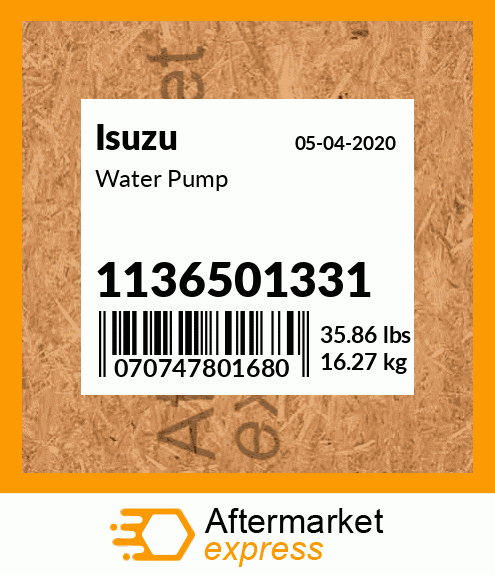 Water Pump 1136501331