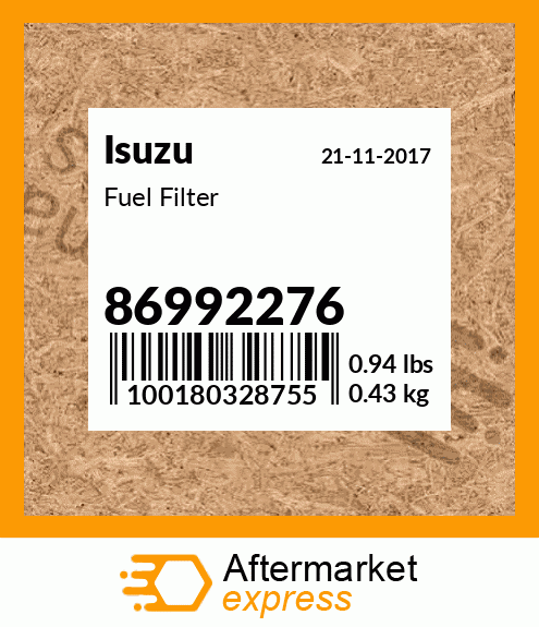Fuel Filter 86992276